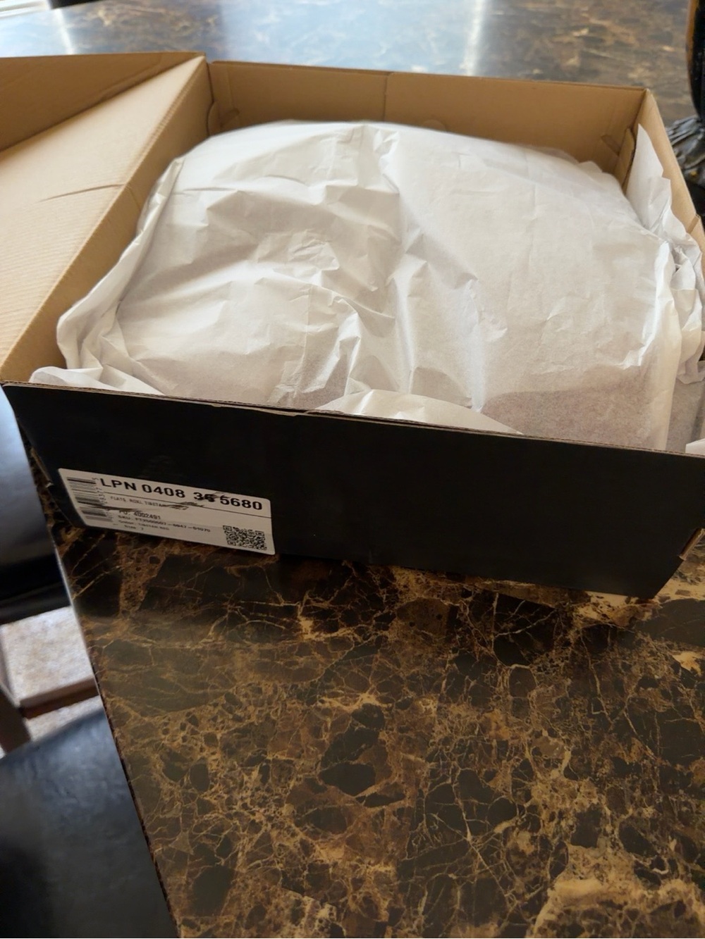 NIB ShoeDazzle Roxi Women’s Size 7 Tibetan Red Platform Loafers Gold Horsebit - Picture 7 of 9